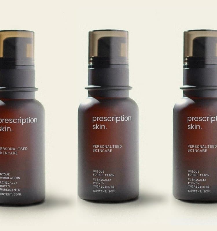三瓶 Prescription Skin 定制护肤产品
