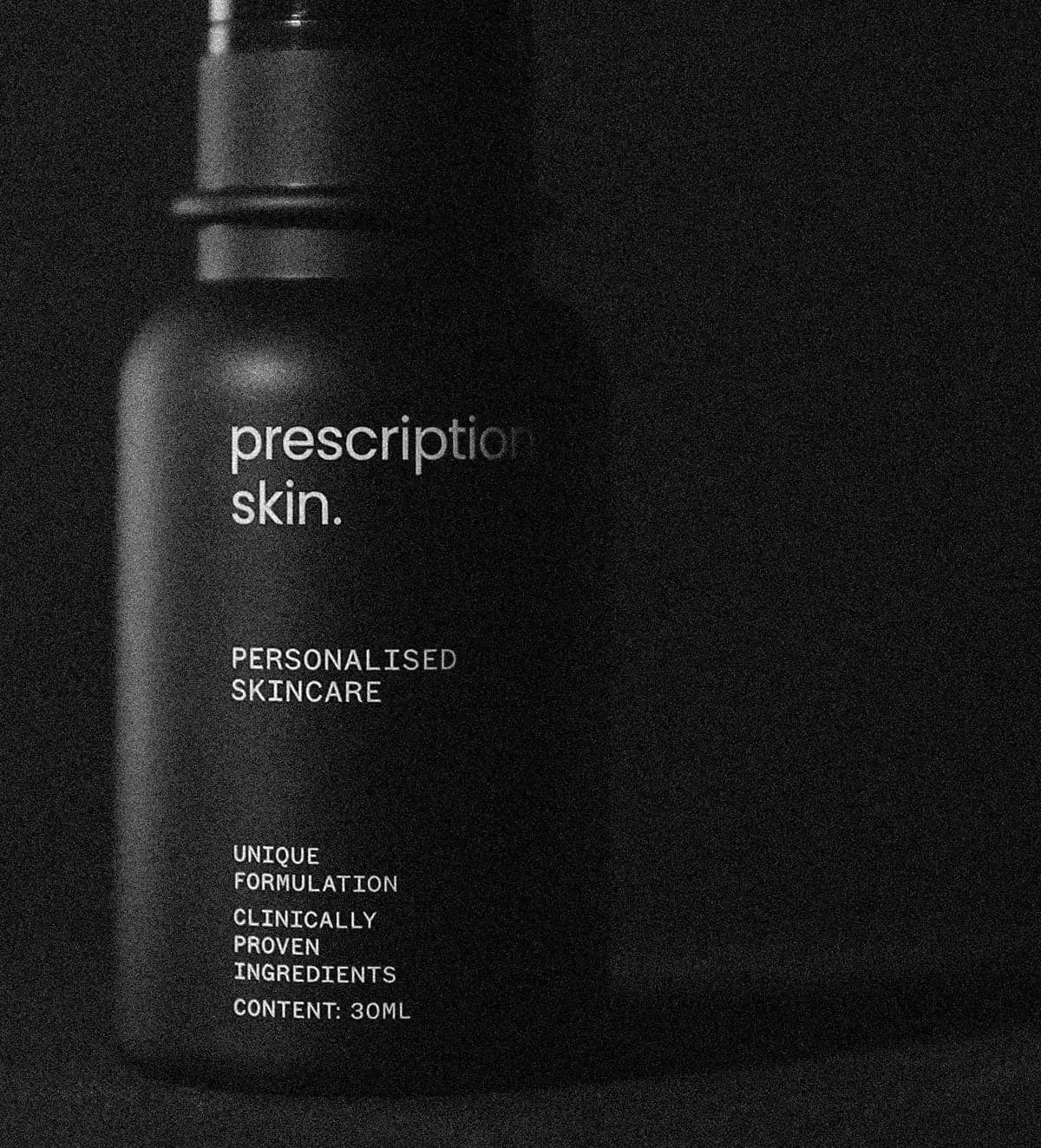 Prescription Skin bottle — personalised formula